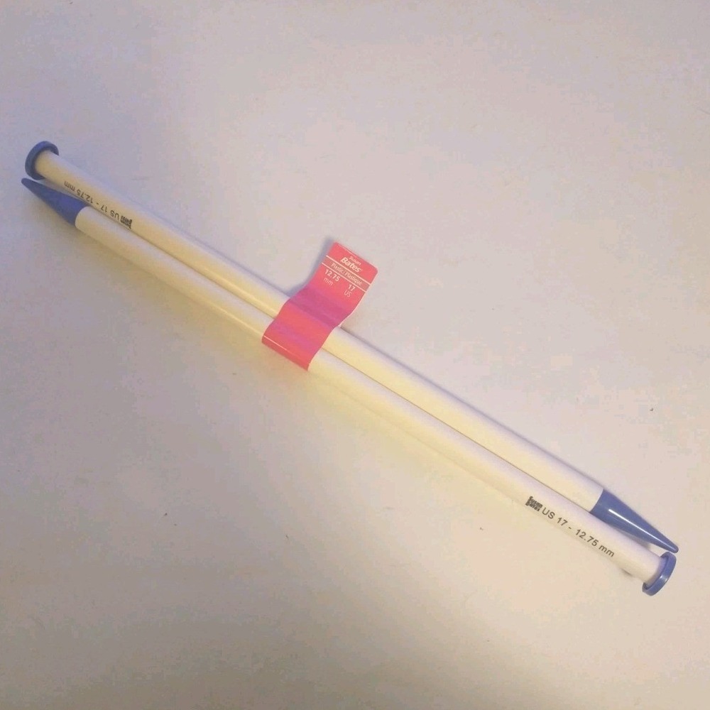 Susan Bates Luxite Plastic Knitting Needles 14" US 17 12.75mm Coats & Clark